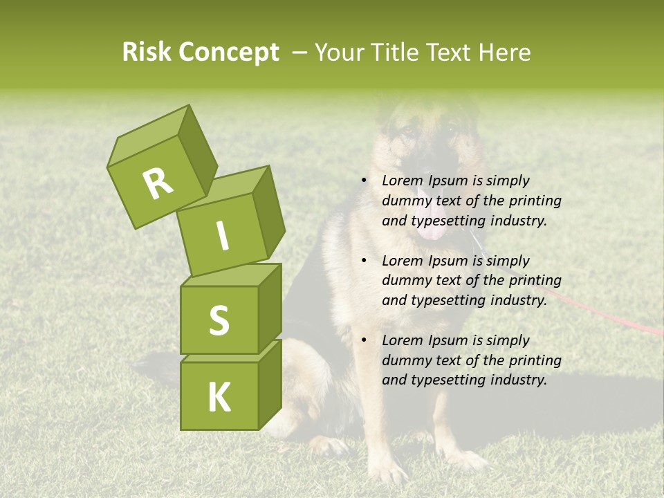 Vibrant Portrait Green PowerPoint Template