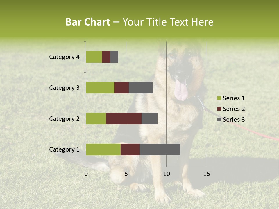 Vibrant Portrait Green PowerPoint Template