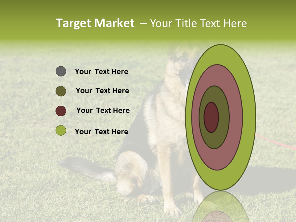 Vibrant Portrait Green PowerPoint Template