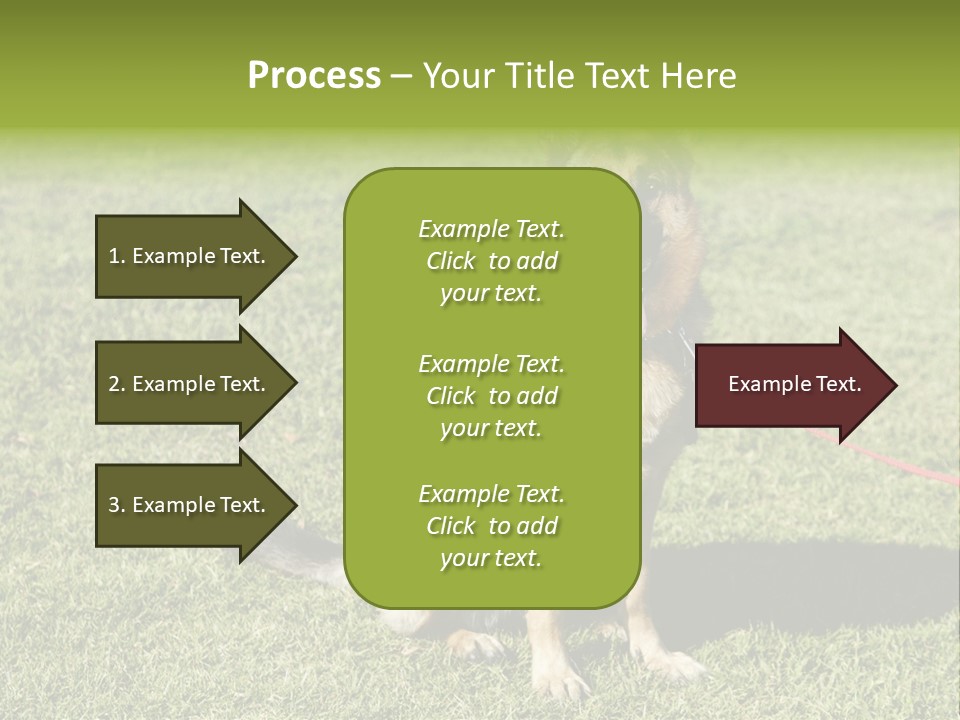 Vibrant Portrait Green PowerPoint Template