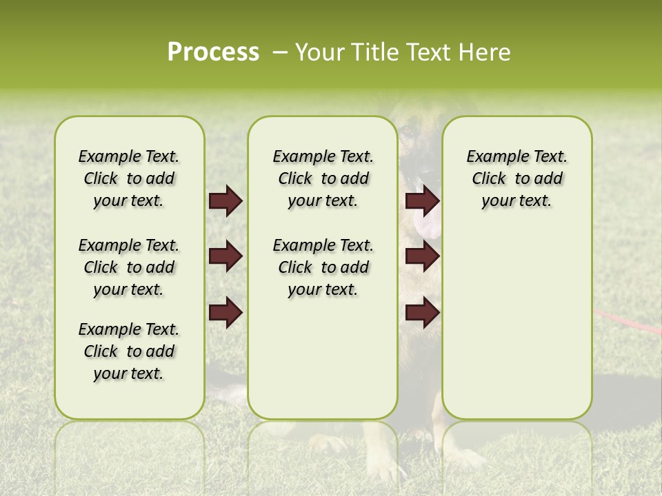 Vibrant Portrait Green PowerPoint Template