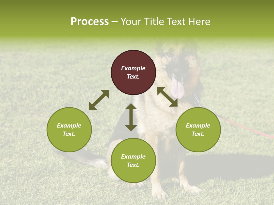 Vibrant Portrait Green PowerPoint Template