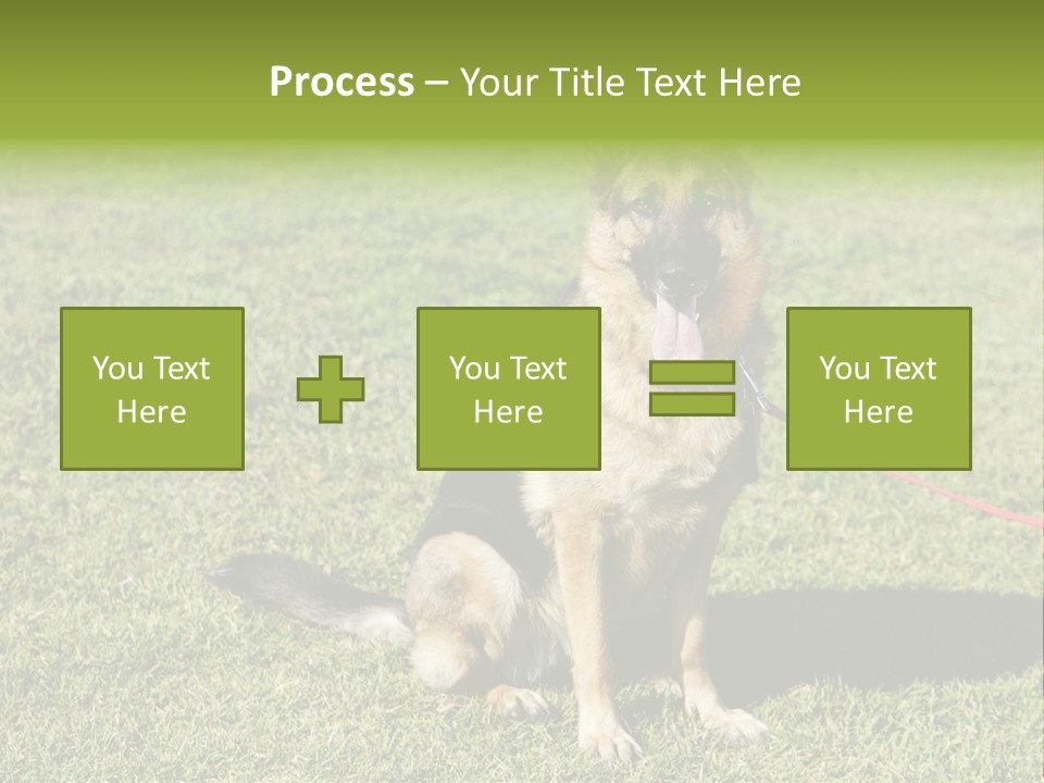 Vibrant Portrait Green PowerPoint Template