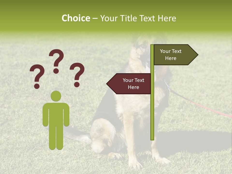 Vibrant Portrait Green PowerPoint Template