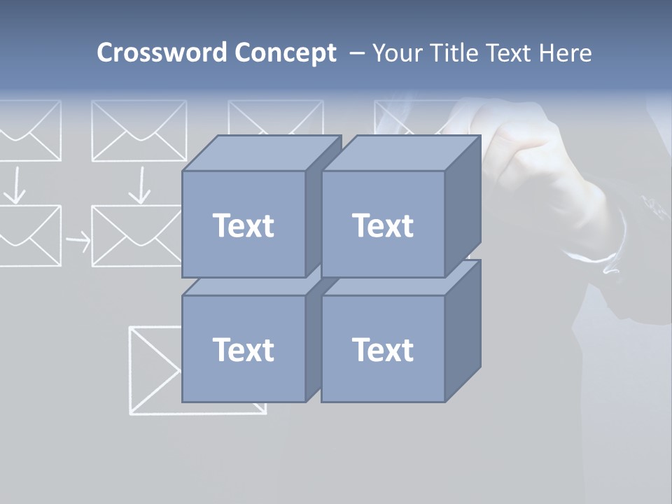 Draw Pen Inbox PowerPoint Template