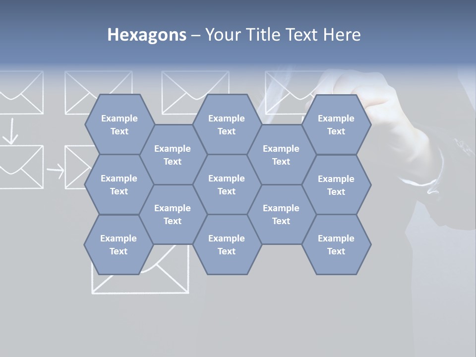 Draw Pen Inbox PowerPoint Template