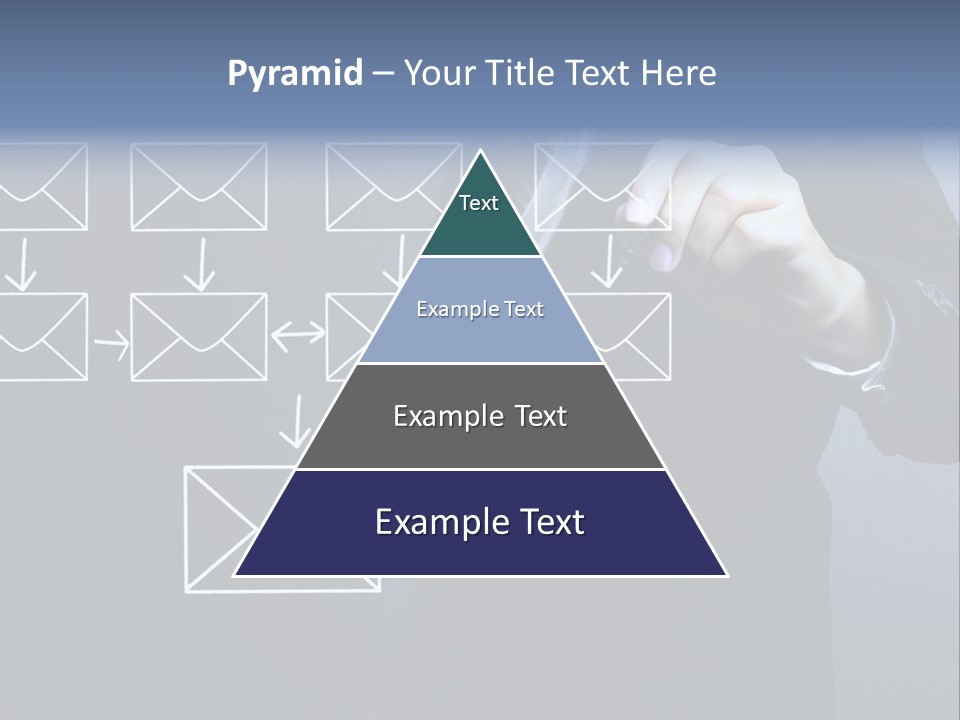 Draw Pen Inbox PowerPoint Template