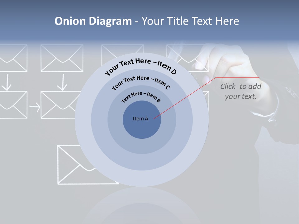 Draw Pen Inbox PowerPoint Template