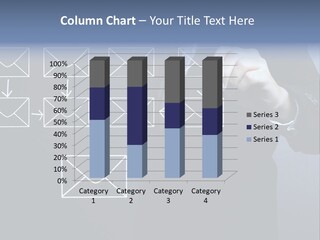 Draw Pen Inbox PowerPoint Template