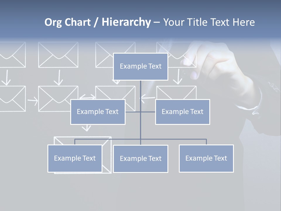 Draw Pen Inbox PowerPoint Template