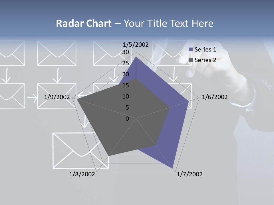 Draw Pen Inbox PowerPoint Template