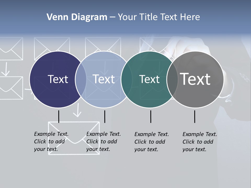 Draw Pen Inbox PowerPoint Template