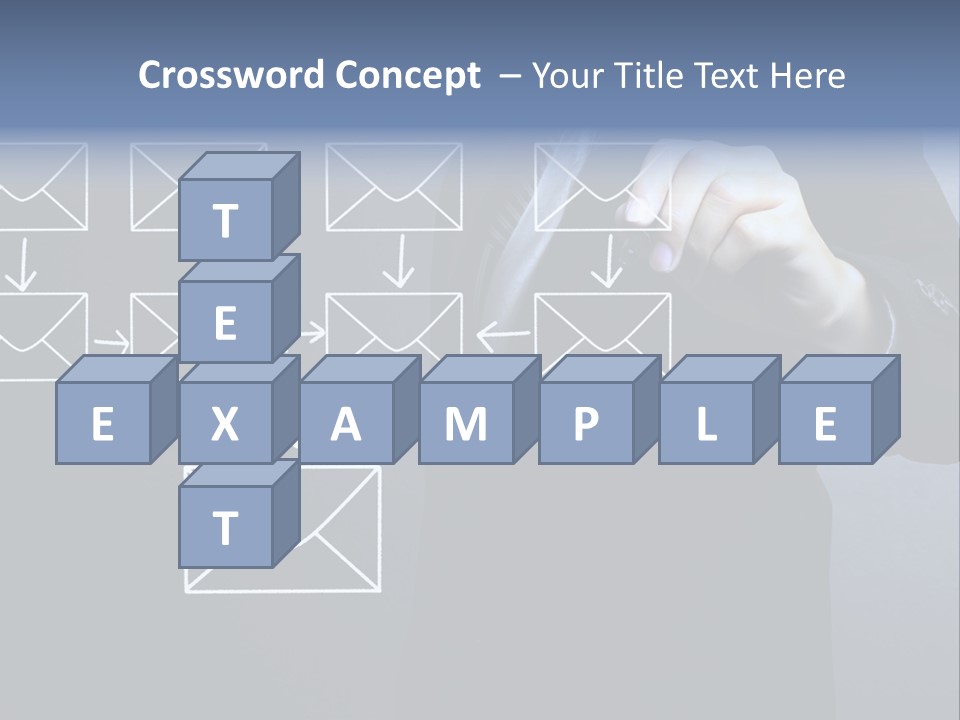 Draw Pen Inbox PowerPoint Template