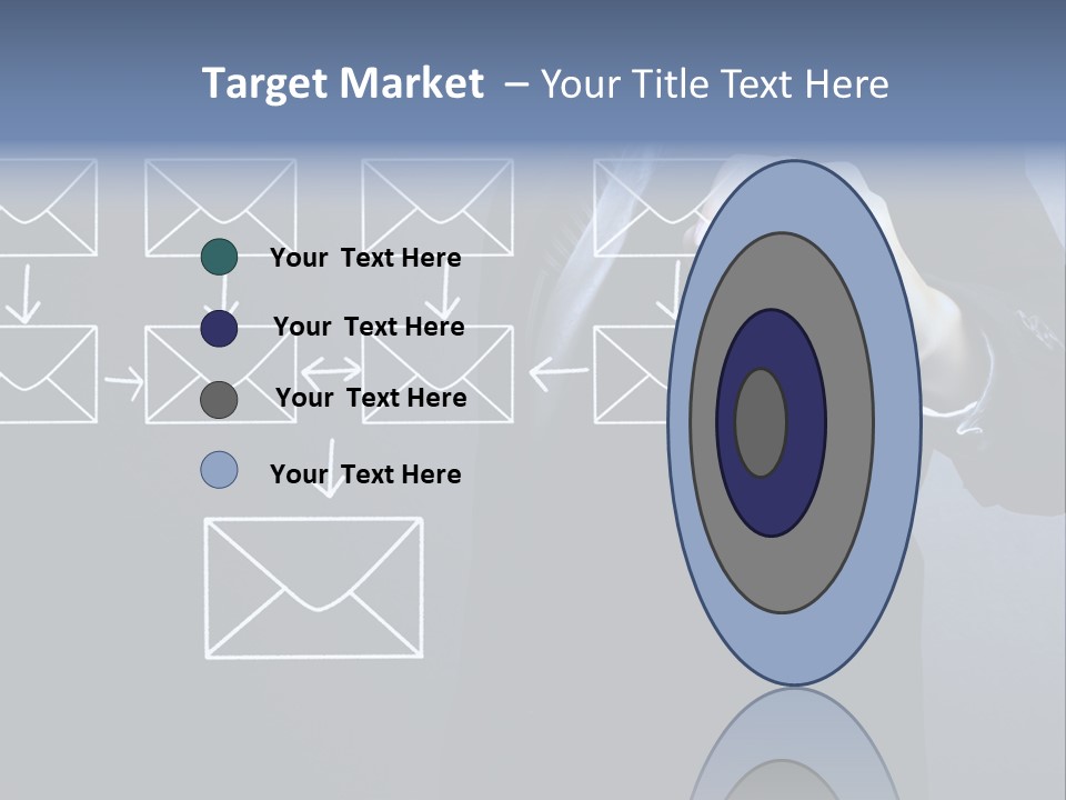 Draw Pen Inbox PowerPoint Template