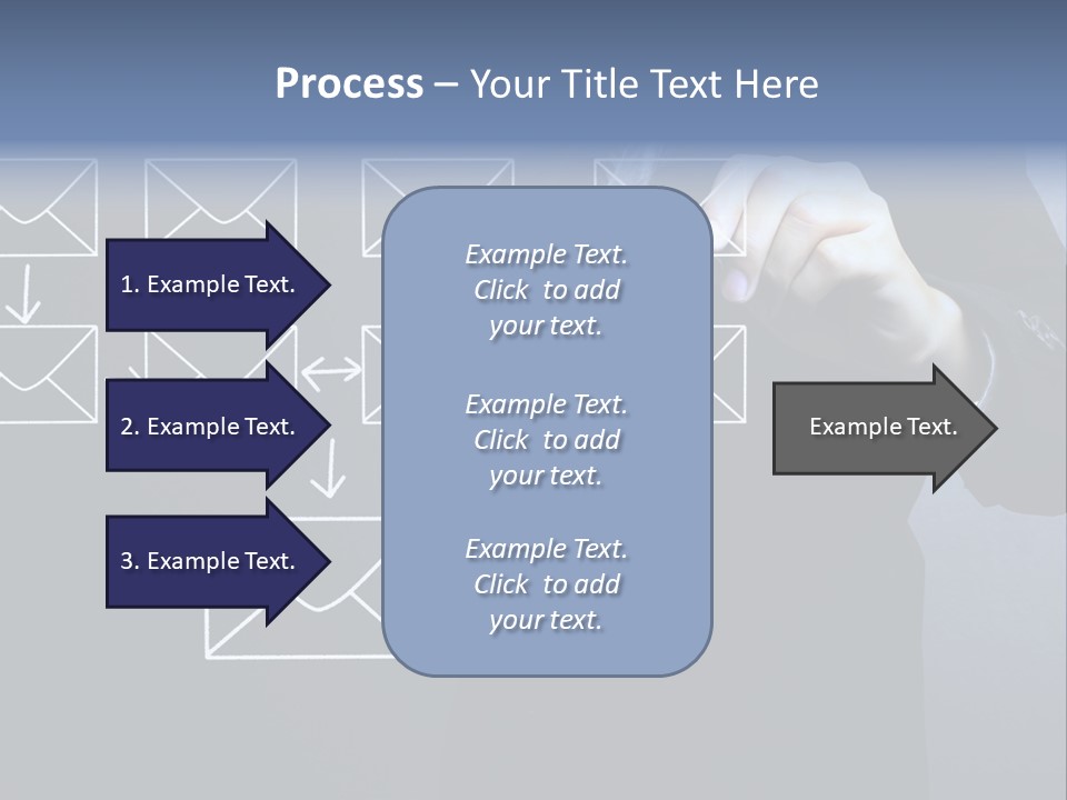 Draw Pen Inbox PowerPoint Template