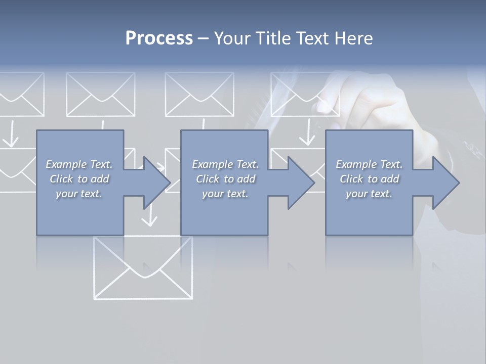 Draw Pen Inbox PowerPoint Template