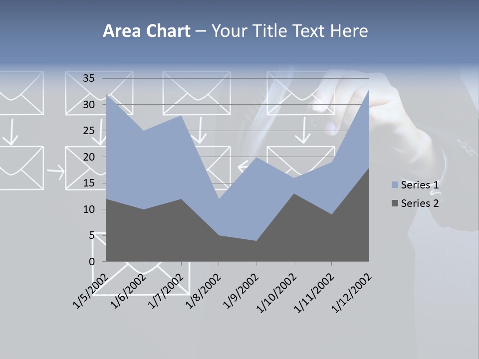 Draw Pen Inbox PowerPoint Template