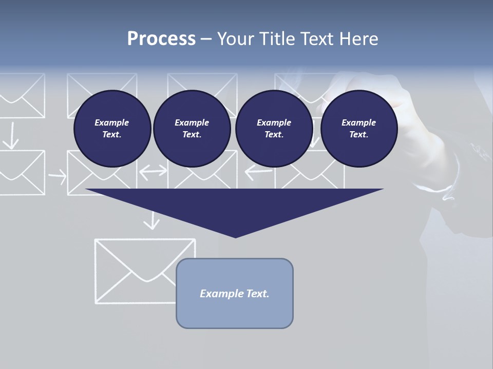 Draw Pen Inbox PowerPoint Template