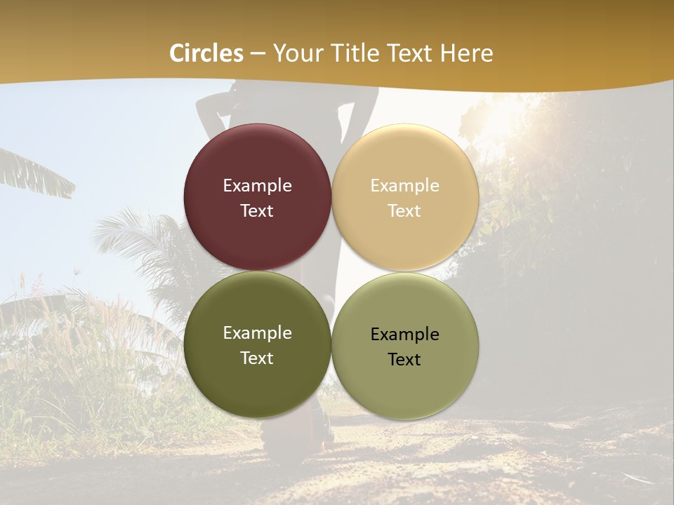 Aim Off Road Trek PowerPoint Template