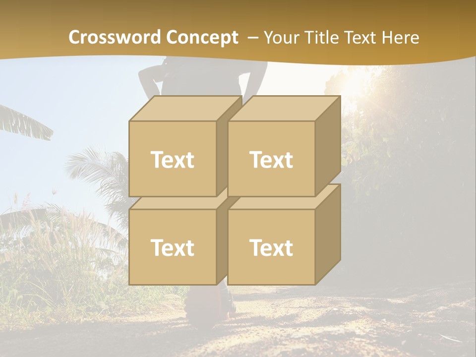 Aim Off Road Trek PowerPoint Template