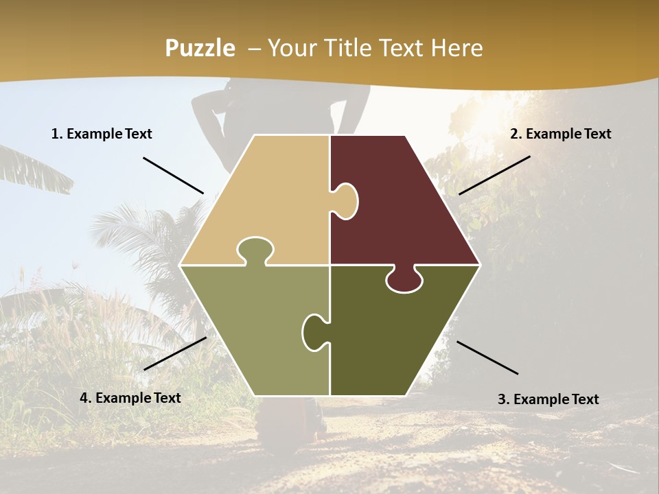 Aim Off Road Trek PowerPoint Template