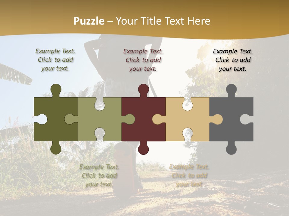 Aim Off Road Trek PowerPoint Template