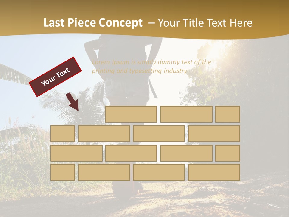Aim Off Road Trek PowerPoint Template