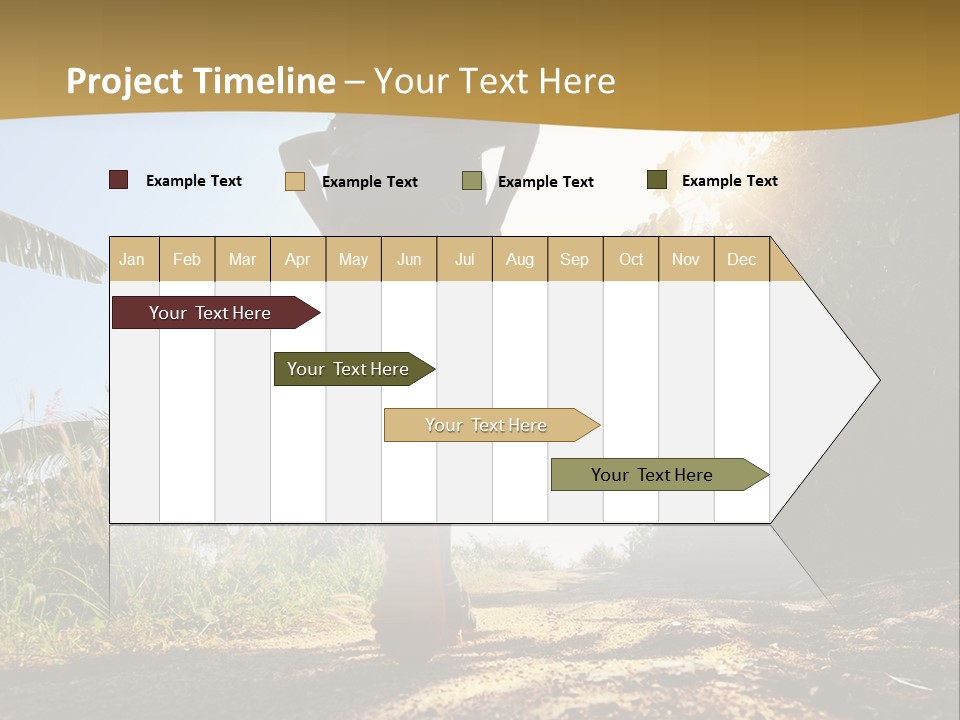 Aim Off Road Trek PowerPoint Template