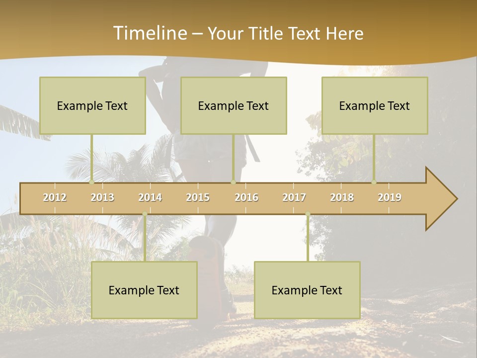 Aim Off Road Trek PowerPoint Template