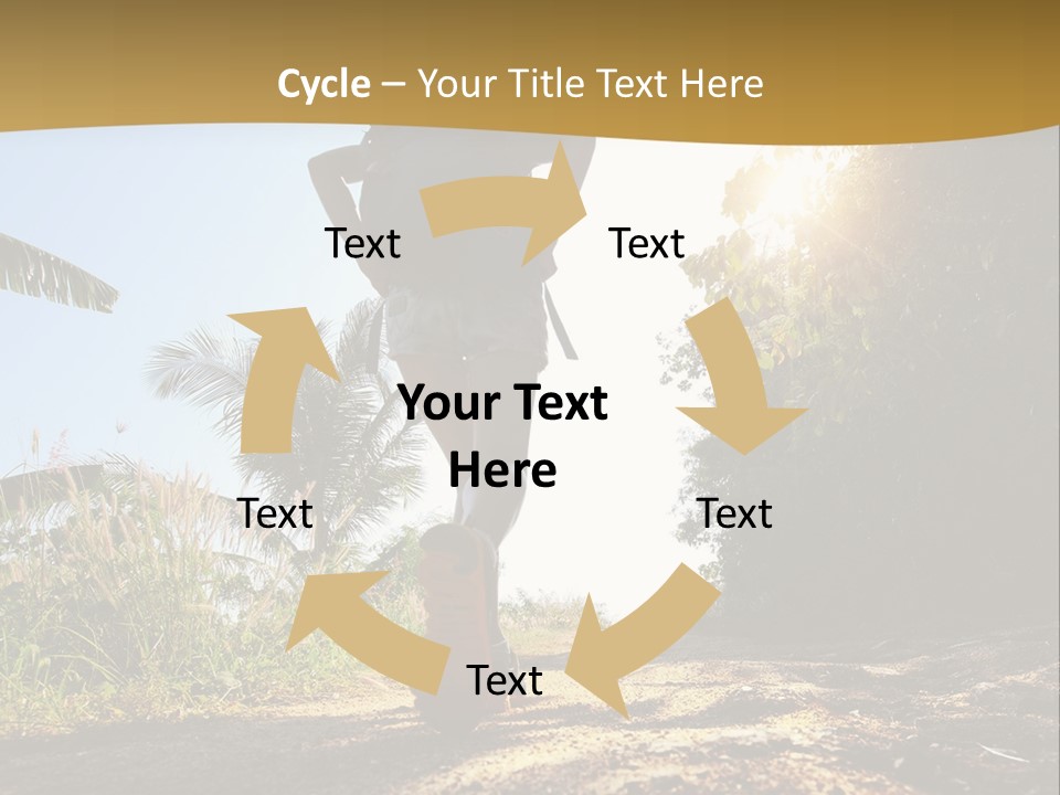 Aim Off Road Trek PowerPoint Template