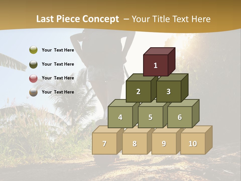 Aim Off Road Trek PowerPoint Template