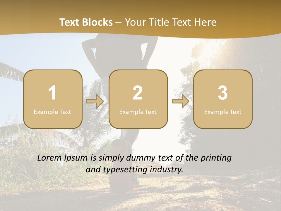 Aim Off Road Trek PowerPoint Template