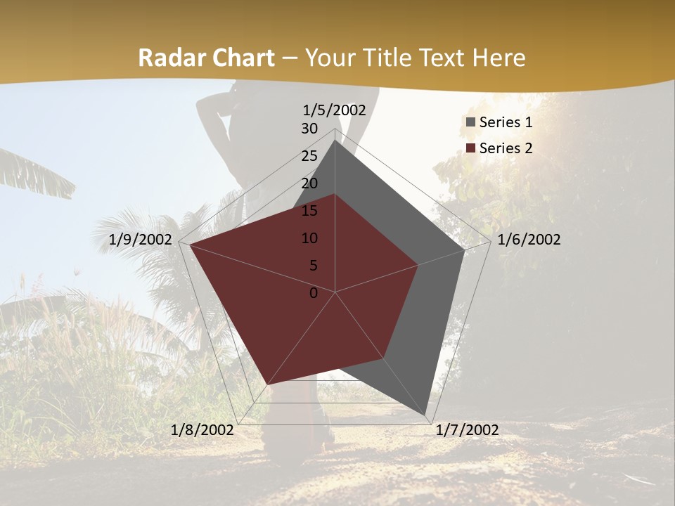 Aim Off Road Trek PowerPoint Template