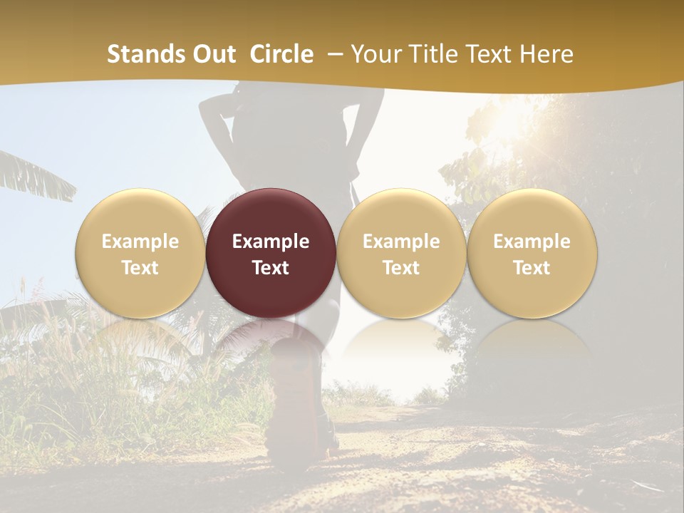 Aim Off Road Trek PowerPoint Template