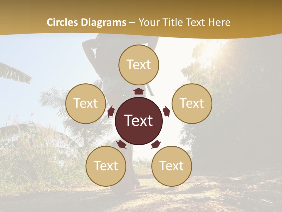 Aim Off Road Trek PowerPoint Template