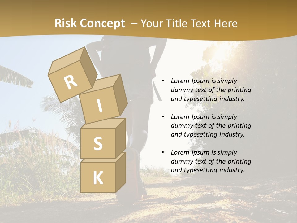 Aim Off Road Trek PowerPoint Template