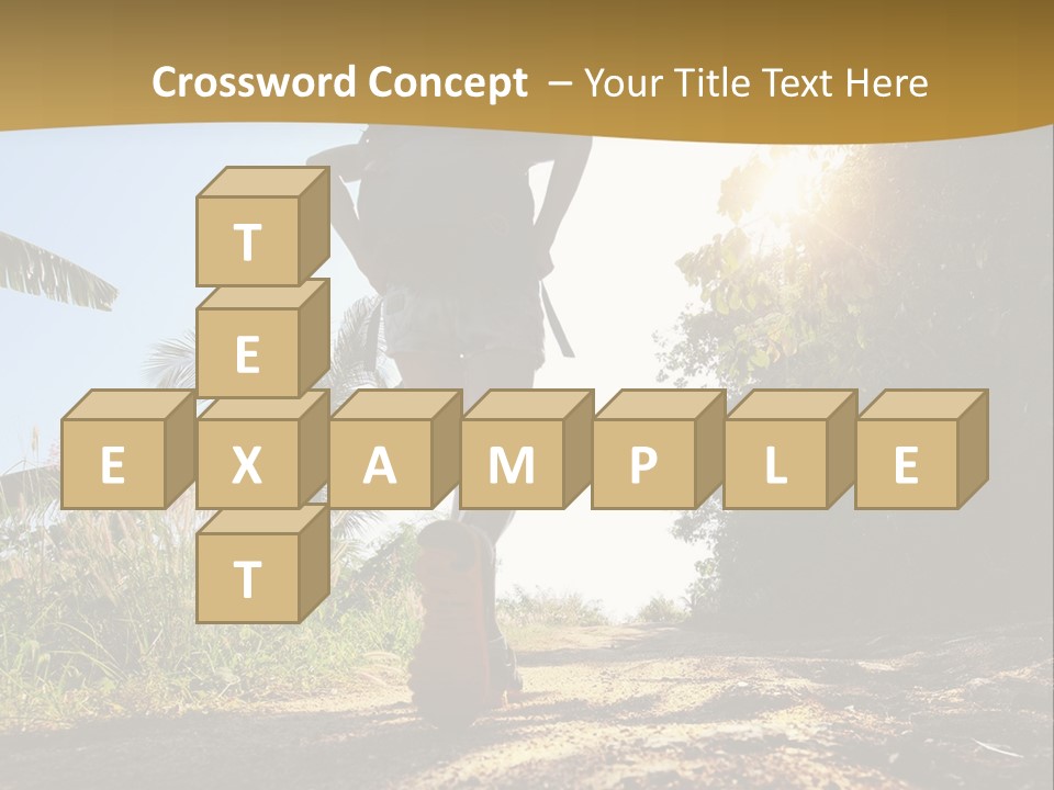 Aim Off Road Trek PowerPoint Template