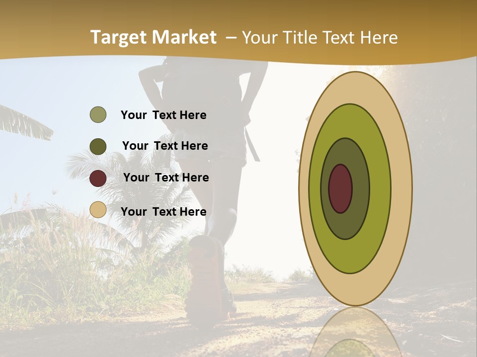 Aim Off Road Trek PowerPoint Template