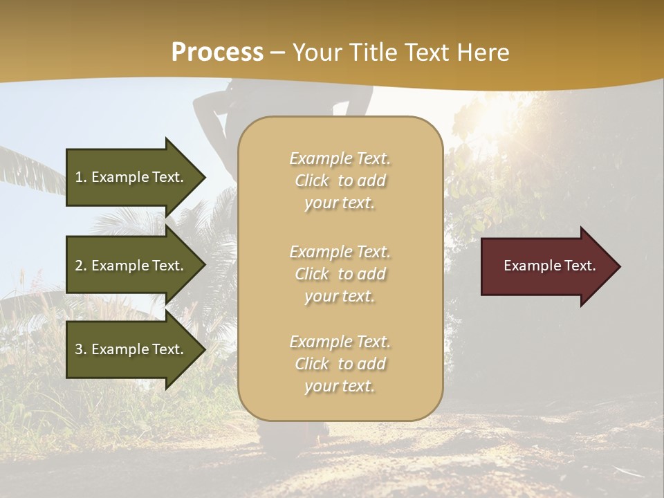 Aim Off Road Trek PowerPoint Template