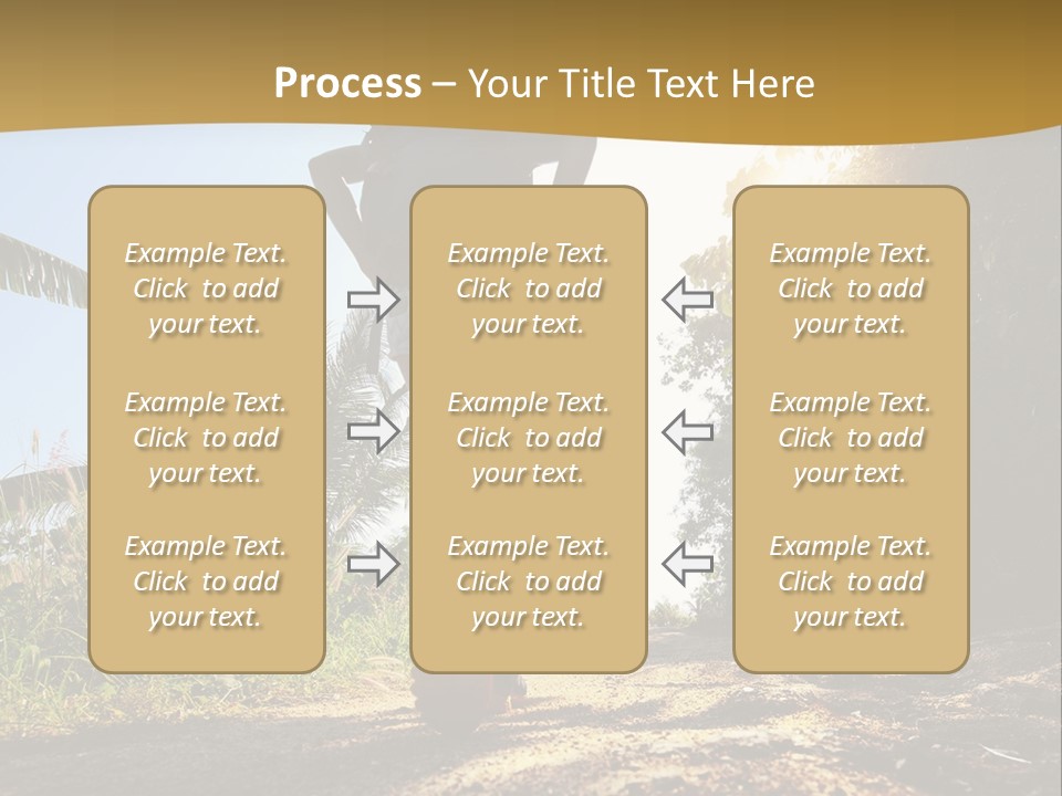 Aim Off Road Trek PowerPoint Template