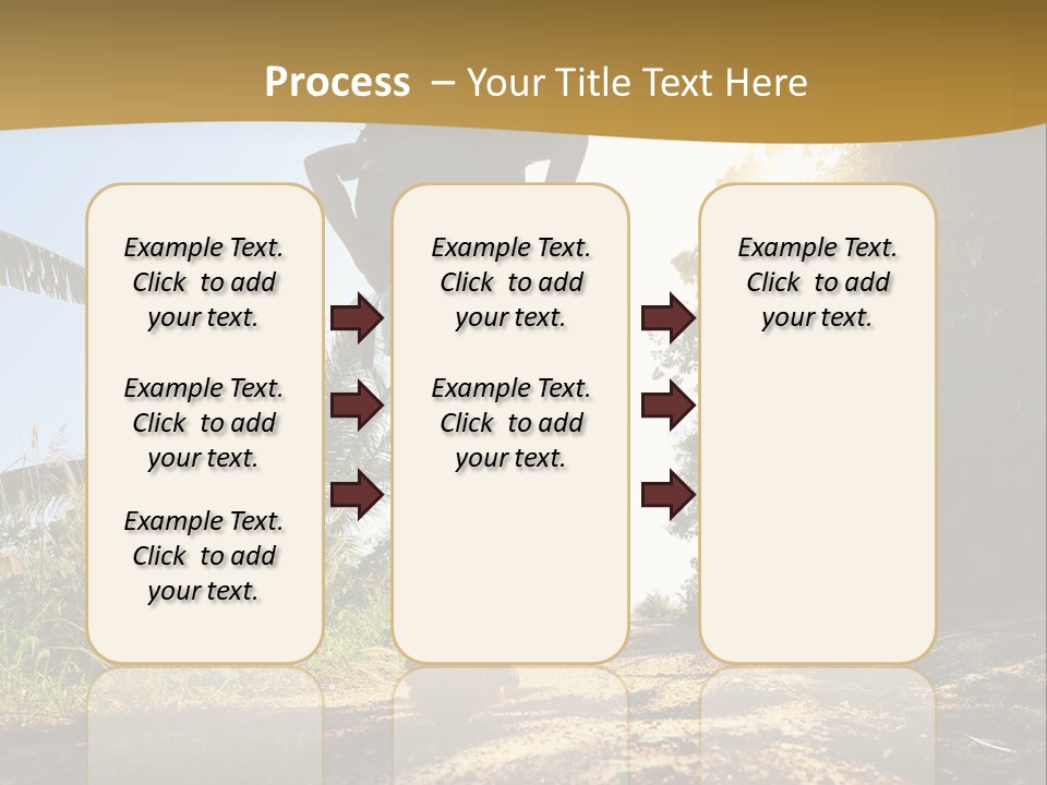 Aim Off Road Trek PowerPoint Template