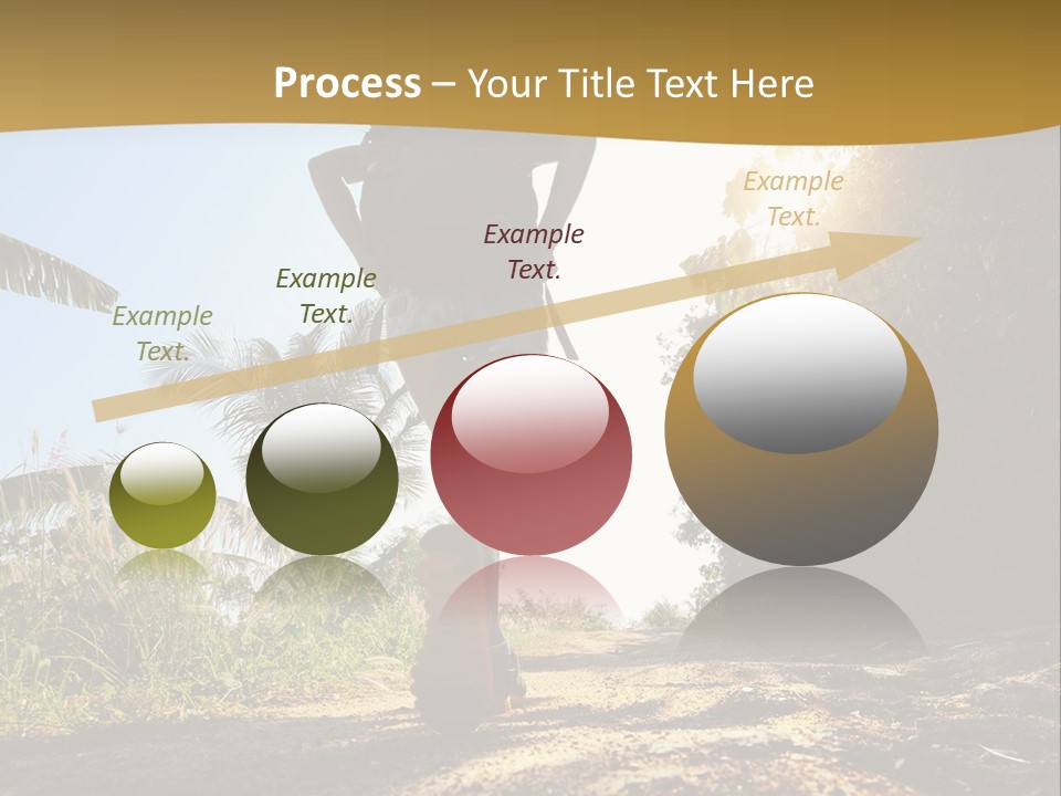 Aim Off Road Trek PowerPoint Template