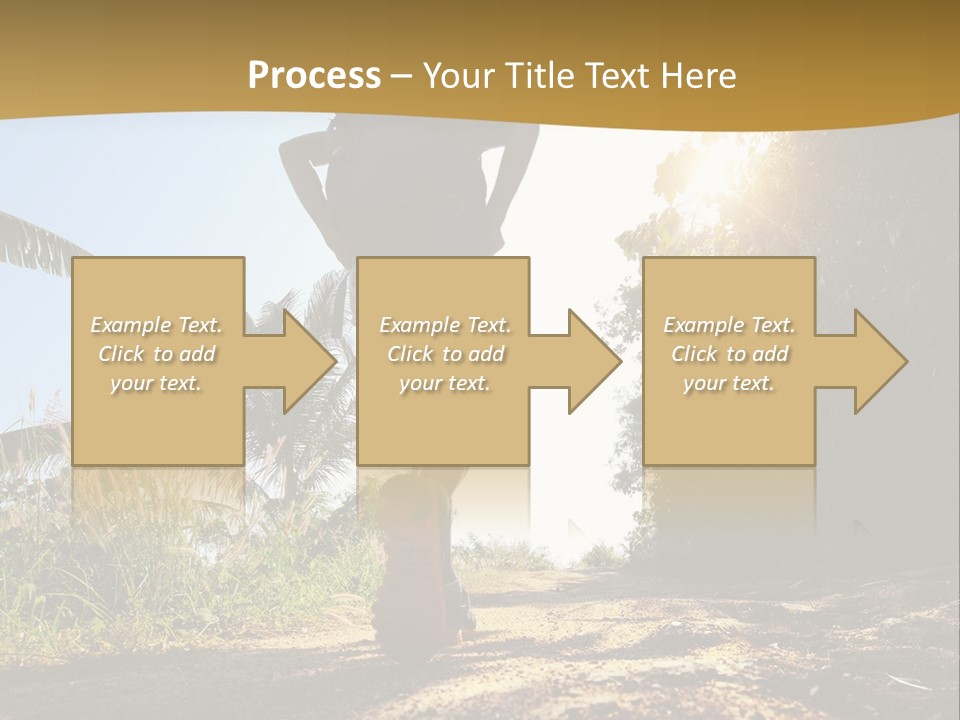 Aim Off Road Trek PowerPoint Template