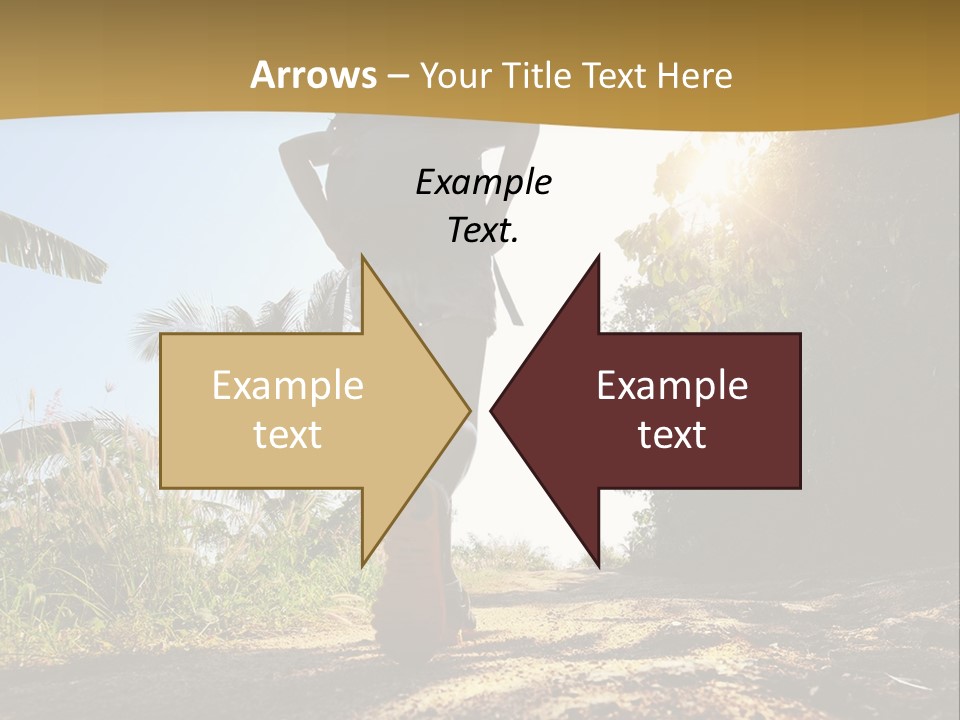 Aim Off Road Trek PowerPoint Template