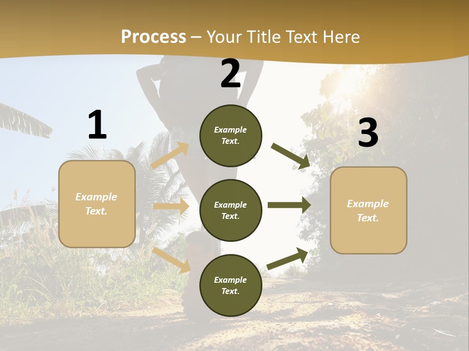 Aim Off Road Trek PowerPoint Template
