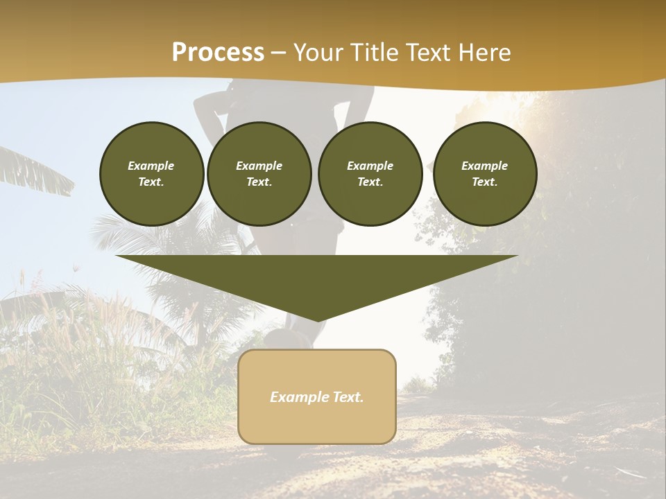 Aim Off Road Trek PowerPoint Template