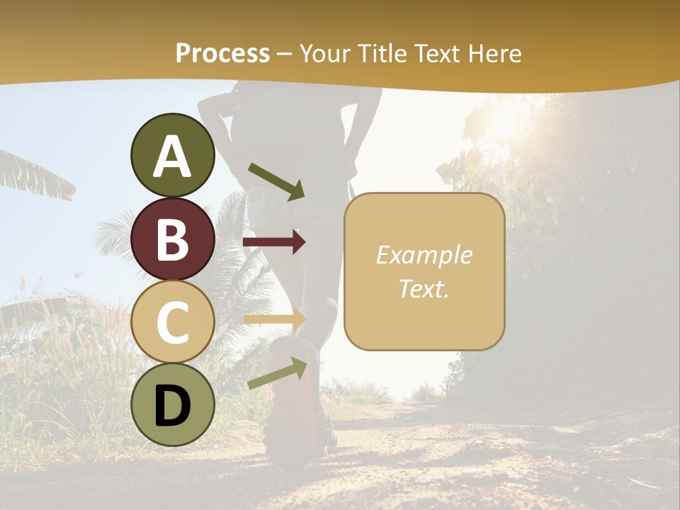 Aim Off Road Trek PowerPoint Template