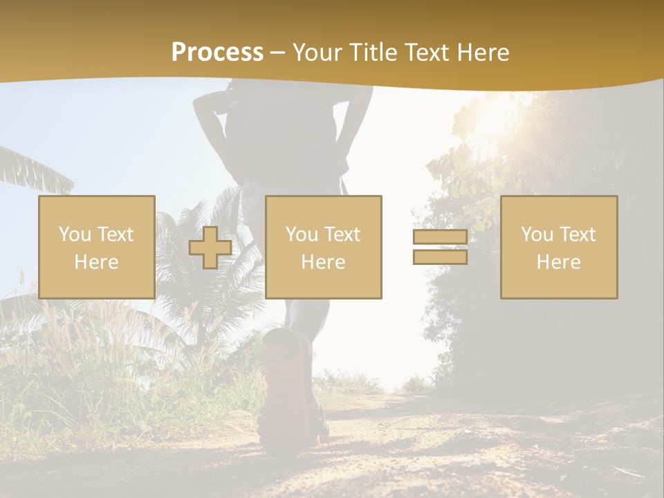 Aim Off Road Trek PowerPoint Template