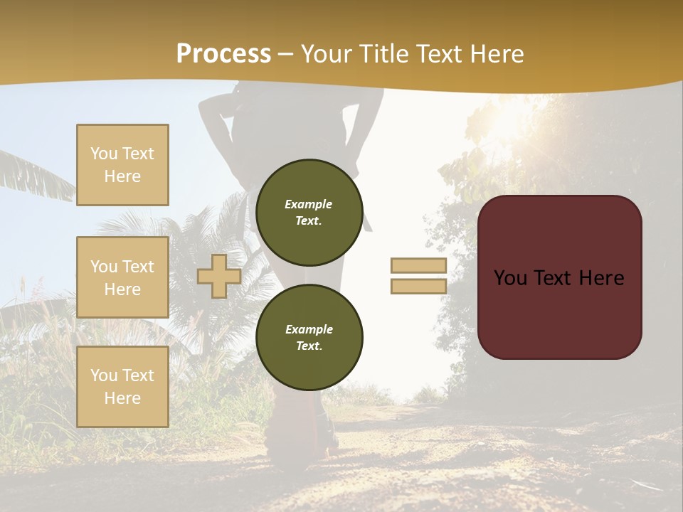 Aim Off Road Trek PowerPoint Template