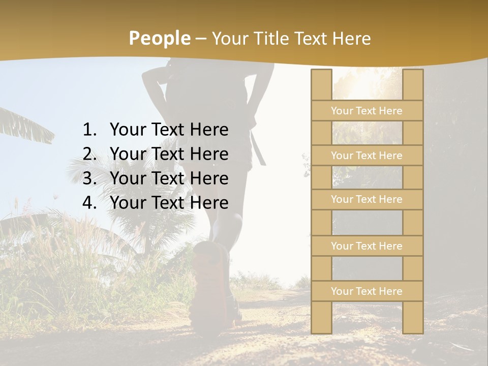 Aim Off Road Trek PowerPoint Template